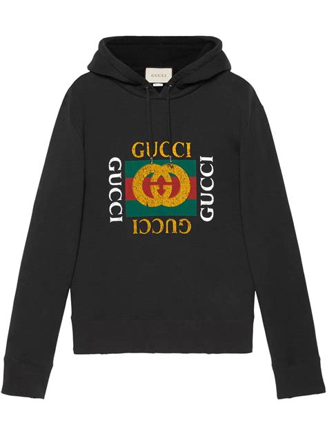 gucci invitation hoodie|Gucci oversized logo hoodie.